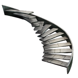 Металлическая винтовая лестница