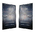 Двойная металлическая дверь